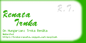 renata trnka business card
